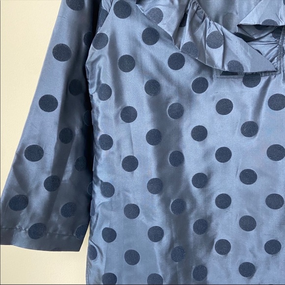 Devon Baer Silk polka Dot Blouse - Picture 2 of 13